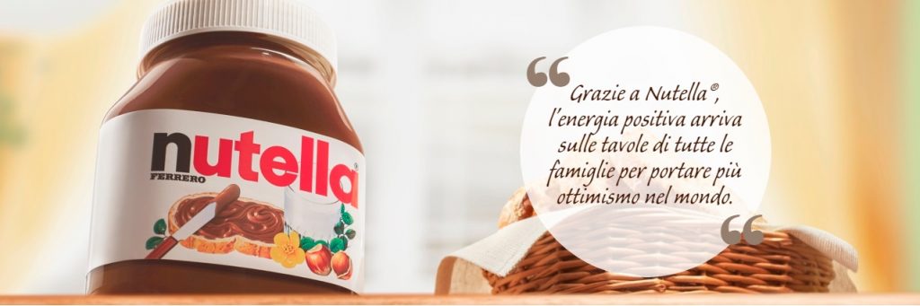 Brand Agroalimentare esempio Nutella